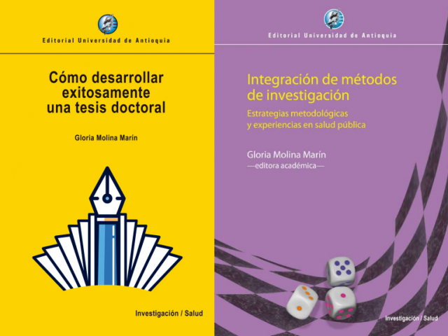PUBLICACIONES DE LA DOCTORA GLORIA MOLINA MARÍN DISPONIBLES A LA VENTA