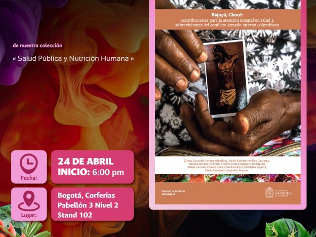 Invitación Presentación FILBO 2024 – Colección Salud Pública y Nutrición Humana.